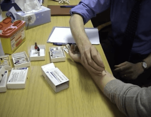 See videos of skin prick testing and other allergy tests on Youtube: http://bit.ly/1uu3qaM 